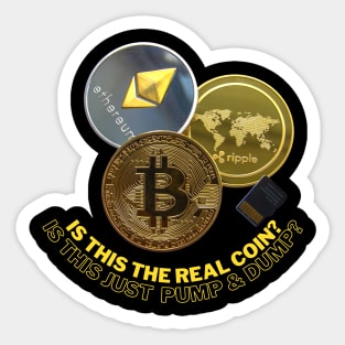 Is this the real coin, is this just pump & dump? Sticker